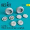ResKit Models F4F/FM-2 Wildcat wheels set type 1 (weighted) 1:32 (RS32-0334)