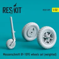 ResKit Models Bf-109E wheels set (weighted) 1:32 (RS32-0339)
