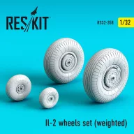 ResKit Models Il-2 wheels set (weighted) 1:32 (RS32-0358)