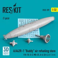   ResKit Models A/A42R-1 Buddy air refueling store (1 pcs) (F/A-18, S-3, MQ-25, A-6, EA-6, A-7, A-4) (3D Printed) 1:32 (RS32-0399)