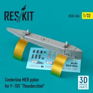   ResKit Models Centerline MER pylon for F-105 Thunderchief (3D Printed) 1:32 (RS32-0426)