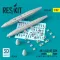 ResKit Models AN / ALQ-87 ECM pods early type (2 pcs) (F-100, F-101, F-105, F-111, F-4) (3D Printed) 1:32 (RS32-0441)