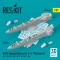 ResKit Models USAF Inboard pylons for F-4 Phantom II (2 pcs) (F-4?, RF-4?, F-4D, F-4?, F-4G, F-4F, F-4EJ) (3D Printed) 1:32 (RS32-0446)