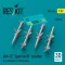 ResKit Models AIM-7E Sparrow III missiles (4 pcs) (F-4 Phantom II, F3H Demon) (3D Printed) 1:32 (RS32-0455)
