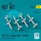 ResKit Models AIM-7E-2 Sparrow III missiles (4 pcs) (F-4, F-15, F-16, F-14) (3D Printed) 1:32 (RS32-0456)