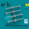 ResKit Models AIM-7F Low Vis Sparrow III missiles (4 pcs) (F-4, F-5, F-15, F-16, F-14, F/A-18) (3D Printed) 1:32 (RS32-0458)