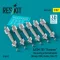 ResKit Models AASM-250 Hammer thermally protected bombs (6 pcs) (Mirage 2000, Rafale, MiG-29) (3D Printed) 1:32 (RS32-0463)