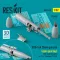 ResKit Models SUU-16A 20mm gun pod (open gun bay) with centerline pylon for F-4 Phantom II (C,D) (1 pcs) (3D Printed) 1:32 (RS32-0470)
