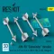 ResKit Models AIM-9D Sidewinder missiles (4 pcs) (A-4, A-6, A-7, F-4, F-8, F-100, F-104, F-105, Mirage III) (3D Printed) 1:32 (RS32-0478)