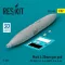 ResKit Models Mark 4 20mm gun pod (1 pcs) (OV-10A, F-8 , F-4 (USN), A-4, A-6A) (3D Printed) 1:32 (RS32-0485)