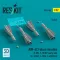 ResKit Models AIM-4C Falcon missiles (4 pcs) (F-89J, F-101B/F (early, late), CF-101B/F, F-102A, F-4C/D/E/EJ) (3D Printed) 1:32 (RS32-0488)