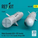 ResKit Models Matra Durandal (BLU-107) bombs (4 pcs) (F-15E, F-16, F-111E, Tornado, Mirage 2000) (3D Printed) 1:32 (RS32-0507)
