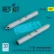 ResKit Models B-13L rocket launchers (2 pcs) (Su-17/22, Su-24, Su-25 ,MiG-23, MiG-29, Mi-8/24) (3D Printed) 1:32 (RS32-0529)