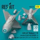 ResKit Models AGM-62 Walleye II ER missiles (2 pcs) with AN/AWG-16 data link pod (1 pcs) (A-4, A-6, A-7, F-4, F/A-18) (3D Printed) 1:32 (RS32-0533)