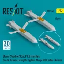 ResKit Models Storm Shadow/SCALP EG missiles (2 pcs) (Su-24, Tornado, Eurofighter Typhoon, Mirage 2000, Rafale, Nimrod) (3D Printed) 1:32 (RS32-0542)