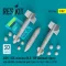 ResKit Models AGM-130C missiles (BLU-109 warhead) (2 pcs) with AN/AXQ-14 data link pod (1 pcs) (F-16I, F-15E, F-111F) (3D Printed) 1:32 (RS32-0544)