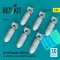 ResKit Models AN-M58 bombs (500 lbs) for all USAF & RAF of WW2 & Korean War (6 pcs) (3D Printed) 1:32 (RS32-0546)