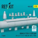 ResKit Models AN/ALQ-71(V)-3 ECM pod (A-4, A-7, F-4, F-100, RF-101C, F-105) (1pcs) (3D Printed) 1:32 (RS32-0561)