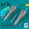 ResKit Models AGM-62 Walleye II missiles (2 pcs) with AN/AWG-16 data link pod (1 pcs) (A-4, A-6, A-7, F-4, F/A-18) (3D Printed) 1:32 (RS32-0563)