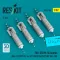ResKit Models FAB-250 ?-54 bombs (4 pcs) (MiG-21/23/27/29, Su-7/17/20/22/24/25/27/30/ YAK-130) (3D Printed) 1:32 (RS32-0565)