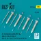 ResKit Models S-24 missiles with APU-68 (4 pcs) (MiG-21, MiG-23, MiG-27, MiG-29, Su-7, Su-17, Su-25, Su-24, Mi-24) (3D Printed) 1:32 (RS32-0566)