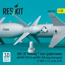 ResKit Models GBU-10 Paveway I laser guided bombs with BSU-37/B fin and BSU-3A/B wing (slow speed) (2 pcs) (F-4D/E, F-111, A-6A, A-7E) (3D Printed) 1:32 (RS32-0575)