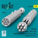 ResKit Models LAU-68, LAU-68D/A, LAU-131/A Hydra rocket launchers for US Army & Navy, Ukrainian AF (a/c & h) (2 pcs) (3D Printed) 1:32 (RS32-0583)