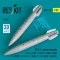 ResKit Models B43-1 nuclear bombs (2 pcs) (A-4, A-6A/E, A-7C/E, B-47B/E, B-58A, F-100D/F, F-104A/C, F-105D/F, F-111A/D/E/F, F-4C/D/E ) (3D Printed) 1:32 (RS32-0589)