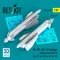 ResKit Models Kh-29L (AS-14A Kedge) missiles with AKU-58 (2 pcs) (Su-17, Su-25, Su-24, Su-30) (3D Printed) 1:32 (RS32-0600)