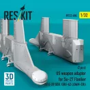 ResKit Models US weapon adapter for Su-27 Flanker (2 pcs) (GBU-39 SDB, GBU-62 (JDAM-ER)) (3D Printed) 1:32 (RS32-0604)