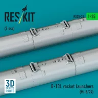   ResKit Models B-13L rocket launchers (2 pcs) (Mi-8/24) (3D printed) 1:35 (RS35-0025)