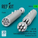 ResKit Models LAU-68, LAU-68D/A, LAU-131/A Hydra rocket launchers for US Army & Navy, Ukrainian AF (a/c & h) (2pcs) (3D Printed) 1:35 (RS35-0044)