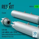 ResKit Models LAU-68, LAU-68D/A, LAU-131/A Hydra rocket launchers for US Army & Navy, Ukrainian AF (a/c & h) (2pcs) (3D Printed) 1:35 (RS35-0044)