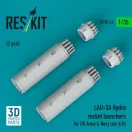 ResKit Models LAU-3A Hydra rocket launchers for US Army & Navy (a/c & h) (2pcs) (3D Printed) 1:35 (RS35-0045)