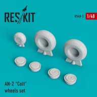 ResKit Models AN-2 Colt wheels set 1:48 (RS48-0003)