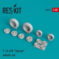   ResKit Models F-14 (A,B) Tomcat (weighted) wheels set 1:48 (RS48-0006)