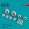 ResKit Models F-14 (A,B) Tomcat (weighted) wheels set 1:48 (RS48-0006)