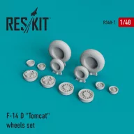   ResKit Models F-14D Tomcat (weighted) wheels set 1:48 (RS48-0007)
