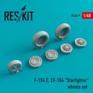   ResKit Models F-104E/CF-104 Starfighter wheels set 1:48 (RS48-0009)