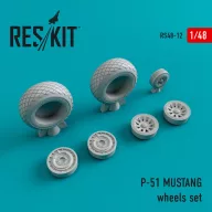 ResKit Models P-51 Mustang wheels set 1:48 (RS48-0012)