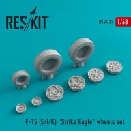   ResKit Models F-15 (E,I,K) Strike Eagle (weighted) wheels set 1:48 (RS48-0021)