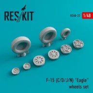   ResKit Models F-15 (C,D,J,N) Eagle (weighted) wheels set 1:48 (RS48-0022)