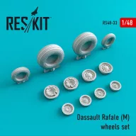   ResKit Models Rafale M (weighted) wheels set 1:48 (RS48-0033)