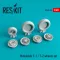 ResKit Models Mitsubishi F-1/T-2 wheels set 1:48 (RS48-0055)