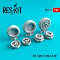 ResKit Models F-86 Sabre wheels set 1:48 (RS48-0078)