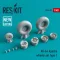 ResKit Models AH-64 Apache wheels set type 1 1:48 (RS48-0081)