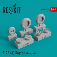 ResKit Models F-22A Raptor wheels set 1:48 (RS48-0091)