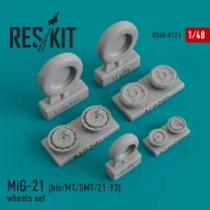   ResKit Models MiG-21 (bis, MT, SMT, 21-93) wheels set 1:48 (RS48-0123)