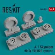   ResKit Models A-1 Skyraider (early version) wheels set 1:48 (RS48-0166)