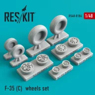 ResKit Models F-35C wheels set 1:48 (RS48-0186)